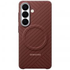 Huse si carcase Samsung , Husa Samsung Carbon Magnet cu MagSafe compatibila cu Samsung Galaxy S26, Rosu, lerato.ro