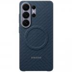 Husa Samsung Carbon Magnet cu MagSafe compatibila cu Samsung Galaxy S26 Ultra, Dark Blue 2 - lerato.ro