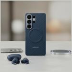 Husa Samsung Carbon Magnet cu MagSafe compatibila cu Samsung Galaxy S26 Ultra, Dark Blue 4 - lerato.ro