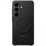 Husa Samsung Carbon Magnet cu MagSafe compatibila cu Samsung Galaxy S26, Negru 2 - lerato.ro