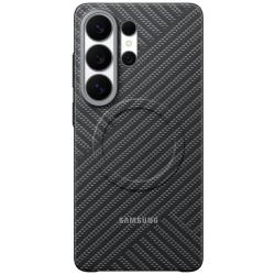 Husa Samsung Carbon Magnet cu MagSafe compatibila cu Samsung Galaxy S26 Ultra, Dark Grey