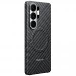 Husa Samsung Carbon Magnet cu MagSafe compatibila cu Samsung Galaxy S26 Ultra, Dark Grey 3 - lerato.ro