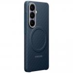 Husa Samsung Carbon Magnet cu MagSafe compatibila cu Samsung Galaxy S26, Dark Blue 3 - lerato.ro