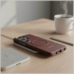 Carcasa Samsung Carbon Magnet compatibila cu Samsung Galaxy S26 Ultra, Rosu 4 - lerato.ro