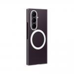 Carcasa Samsung Clear Magnet Cover cu MagSafe compatibila cu Samsung Galaxy Z Fold 8 Ultra, Transparent 3 - lerato.ro