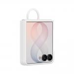 Carcasa Samsung Silicone Ring cu MagSafe compatibila cu Samsung Galaxy Z Flip 8, Alb 5 - lerato.ro