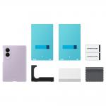 Carcasa Samsung Silicone Magnet compatibila cu Samsung Galaxy Z Fold 8, Violet 6 - lerato.ro
