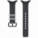 Curea din silicon Samsung Misty compatibila cu Samsung Galaxy Watch 9, S/M, Negru 4 - lerato.ro