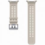 Curea din cauciuc Samsung Marine compatibila cu Samsung Galaxy Watch Ultra 2, Maro 4 - lerato.ro