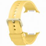 Curea din cauciuc Samsung Sport compatibila cu Samsung Galaxy Watch 9 S/M, Galben 2 - lerato.ro