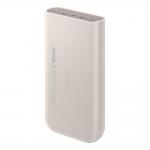 Baterie externa portabila Samsung EB-P4520XUEGWW, 20000mAh, 45W, 3A, 3x USB-C, Bej 6 - lerato.ro