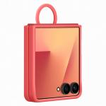 Carcasa Samsung Ring Case compatibila cu Samsung Galaxy Z Flip 7, Rosu 4 - lerato.ro