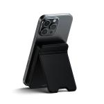Baterie externa portabila Satechi OntheGo, 10000 mAh, Incarcare Wireless 15W, Compatibila MagSafe, Suport integrat, USB-C, Negru 3 - lerato.ro
