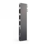 Adaptor Hub 6-in-1 Satechi Pro Hub Slim, 2x USB-C la 2x USB-A / 1x USB-C / 1x USB-C USB4 / 1x HDMI, 1x SD /microSD, 100W, 6K / 60Hz, 40Gbps, Space Grey 2 - lerato.ro