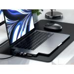 Adaptor Hub 6-in-1 Satechi Pro Hub Slim, 2x USB-C la 2x USB-A / 1x USB-C / 1x USB-C USB4 / 1x HDMI, 1x SD /microSD, 100W, 6K / 60Hz, 40Gbps, Space Grey 3 - lerato.ro