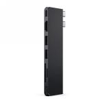 Adaptor Hub 6-in-1 Satechi Pro Hub Slim, 2x USB-C la 2x USB-A / 1x USB-C / 1x USB-C USB4 / 1x HDMI, 1x SD /microSD, 100W, 6K / 60Hz, 40Gbps, Midnight 2 - lerato.ro