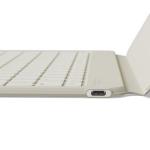 Tastatura wireless pentru tablete Satechi OntheGo, Design pliabil, Bluetooth 5.1, USB-C, Crem 3 - lerato.ro