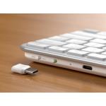 Tastatura wireless Satechi Slim EX1, Bluetooth, USB-C, Silver 4 - lerato.ro