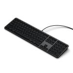 Tastatura  Satechi Slim LX3, Cu fir, USB-C / USB-A, Space Black 3 - lerato.ro