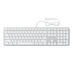 Tastatura  Satechi Slim LX3, Cu fir, USB-C / USB-A, Silver 2 - lerato.ro