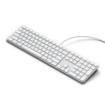 Tastatura  Satechi Slim LX3, Cu fir, USB-C / USB-A, Silver 3 - lerato.ro