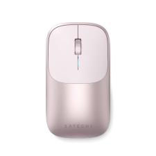 Gaming si Accesorii IT, Mouse wireless Satechi Slim EX, DPI reglabil, 2.4GHz, Bluetooth 5.3, Incarcare USB-C, Blush, lerato.ro