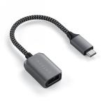 Adaptor USB-C tata la USB-A mama Satechi, 3 × 2 × 1 cm, 5 Gb/s, Gri 2 - lerato.ro