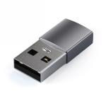 Adaptor USB-A tata la USB-C mama Satechi Aluminium , Gri 2 - lerato.ro
