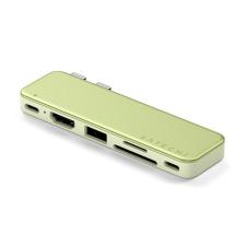 Gaming si Accesorii IT, Adaptor Hub 6-in-1 Satechi USB-C Snap Hub, USB-C la 1x USB-C / 5 Gb/s, 1x USB-A / 5 Gbps, 1x HDMI 4K, 1x MicroSD, 1x SD, 1x USB-C PD 45W, Verde, lerato.ro