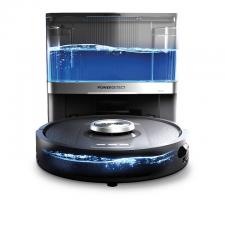 Aspirator robot cu mop Shark PowerDetect NeverTouch 2in1 RV2800YEEU, 650W, Autonomie 110 min, Capacitate colectare 0.3l, Negru
