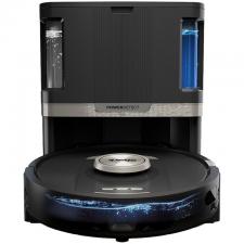 Aspirator robot cu mop Shark PowerDetect NeverTouch Pro 2in1 RV2800ZEEU, 650W, Autonomie 110 min, Capacitate colectare 0.3l, Negru
