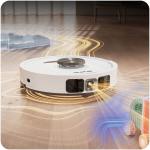 Aspirator robot Shark PowerDetect NeverTouch Pro 2in1 RV2800ZEEUWH, 650W, Autonomie 110 min, Capacitate colectare 0.3l, Alb 7 - lerato.ro