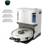 Aspirator robot Shark PowerDetect NeverTouch Pro 2in1 RV2800ZEEUWH, 650W, Autonomie 110 min, Capacitate colectare 0.3l, Alb 3 - lerato.ro