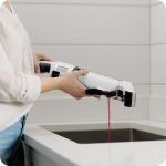 Aparat portabil de curatat pete Shark StainForce HX100EUT, 100W, Capacitate colectare 140ml, Alb 6 - lerato.ro