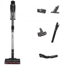 Aspirator vertical fara fir 2in1 Shark IZ420EUT Stratos True Pet Flexology, 309W, Autonomie 120 min, Capacitate colectare 700ml, Filtru Anti-Allergen, Gri