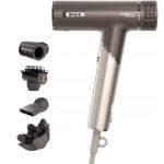 Ondulator pliabil 4-in-1 Shark SpeedStyle Pro Flex, 1700W, 3 setari flux aer, 4 trepte de temperatura, Accesorii incluse, Mokka / SIlver 2 - lerato.ro