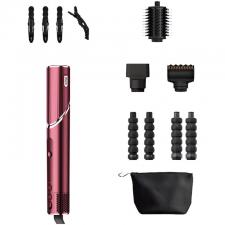 Ondulator 5-in-1 Shark FlexStyle HD456CREU, 1400W, 5 moduri de coafare, 3 trepte de caldura, 2 ondulatoare Auto-Wrap, Perie ovala, Duza concentrator, 4x cleme, Visiniu