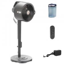 Ventilatoare, Ventilator cu picior Shark 4-in-1 FlexBreeze Pro Mist FA300EU, 36W, 5 trepte de viteza, Autonomie 2h, Pulverizare cu apa, Gri Antracit, lerato.ro