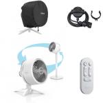 Ventilator cu picior Shark FlexBreeze 12-in-1 FA220EU, 36W, Autonomie maxima 24h, Sistem InstaCool de pulverizare a apei, Alb 3 - lerato.ro