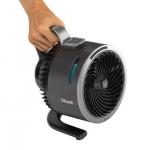 Ventilator portabil Shark FlexBreeze HydroGo FA050EU, 36W, 5 trepte de viteza, Autonomie maxima 12h, Sistem de pulverizare, Gri antracit 3 - lerato.ro