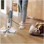Mop electric cu abur Shark SteamSpot S2001EU, 1200W, Tehnologie Jet Steam Blaster, Rezervor de apa detasabil 0.5l, 3 moduri de curatare, Alb 4 - lerato.ro