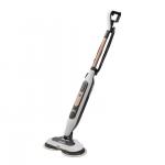 Mop electric cu aburi si curatare Shark S8201EU, 1120W, 2 placute rotative, 3 setari de abur, Igienizeaza, Indeparteaza petele si murdaria, Capacitate recipient 470ml, Alb / Gri 5 - lerato.ro