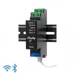 Releu WiFi, LAN si Bluetooth Shelly Pro 2PM, Contor de Energie, Din Rail, 2 canale, 25A, Negru 8 - lerato.ro
