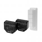 Set 2 comutatoare Smart Shelly Shutter pentru jaluzele/obloane, Control Aplicatie, Telecomanda BLU RC Button 4 inclusa in pachet, Bluetooth 4.2, Wi-Fi, Alb 4 - lerato.ro