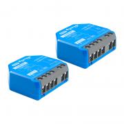 Set 2 controllere Shelly 1 Gen4, 16A, Wi-Fi, Bluetooth 4.2, Zigbee, Matter, Albastru