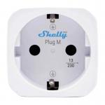Priza Smart Shelly Plug M Gen3 cu monitorizarea energiei, 3000W, 13A, Compatibila Matter, Bluetooh, WiFi, Alb 2 - lerato.ro