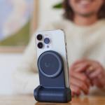 Grip ShiftCam SnapGrip cu MagSafe, 3200mAh, Incarcare Wireless 5W, USB-C, Midnight 6 - lerato.ro
