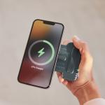 Grip ShiftCam SnapGrip cu MagSafe, 3200mAh, Incarcare Wireless 5W, USB-C, Midnight 7 - lerato.ro