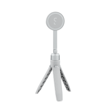 Selfie stick cu trepied ShiftCam SnapStand Mini, Compatibil MagSafe, 29.5 cm, Unghi reglabil, Stone