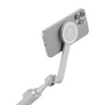 Selfie stick ShiftCam SnapStand Selfie, Compatibil MagSafe, Telecomanda Bluetooth, Unghi reglabil, 75cm, Stone 3 - lerato.ro